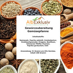 Gewürzzubereitung Gemüsepfanne