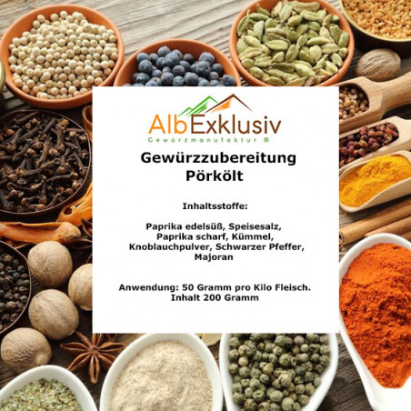 Gewürzzubereitung Pörkölt