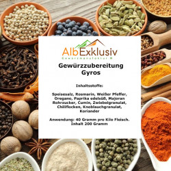 Gewürzzubereitung Gyros