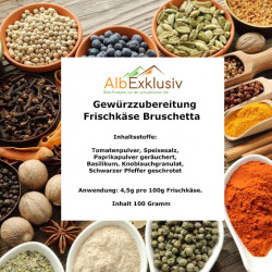 Gewürzzubereitung Frischkäse - Rauchige Bruschetta